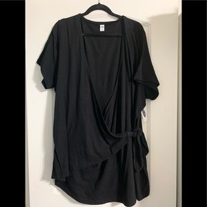 Old navy black wrap top